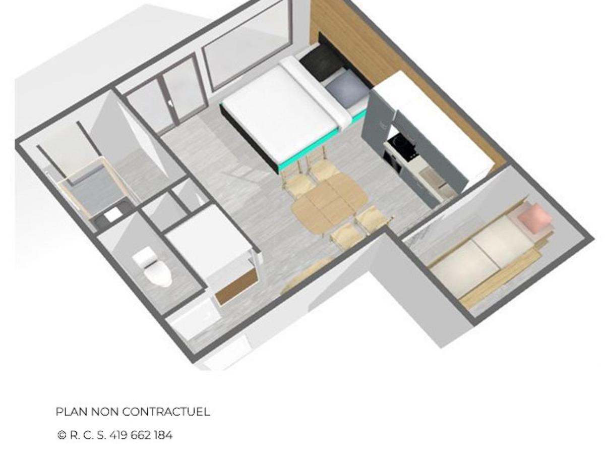 Studio Renove Pour 4, Ski Aux Pieds, La Croisette, Les Menuires - Fr-1-452-230 แซ็ง-มาร์แต็ง-เดอ-แบลวีย์ ภายนอก รูปภาพ